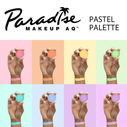 Mehron Makeup Paradise Makeup AQ 8 Color Magnetic Palette Pastel