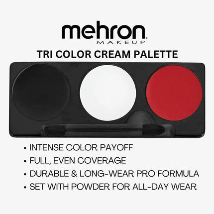 Mehron Makeup Tri-Color Makeup Palette Pirate