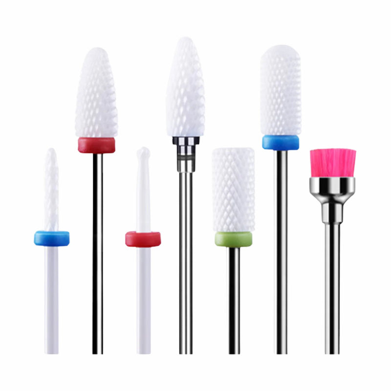 MelodySusie Nail Drill Bits BP Series Ceramic Nail Drill Bits Set (7pcs)