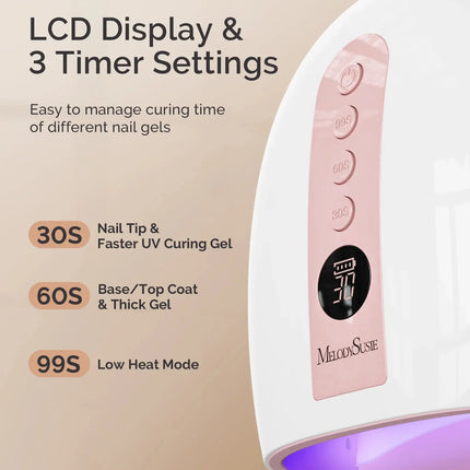 MelodySusie P-PLUS30G LED/UV Nail Lamp