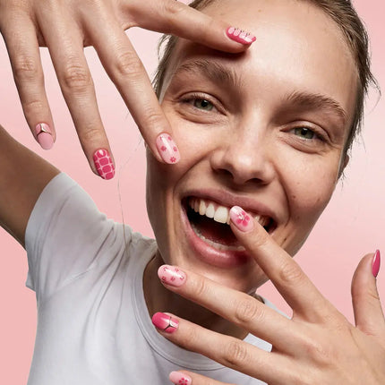 Merci Handy Nail Art Patches Flower Power
