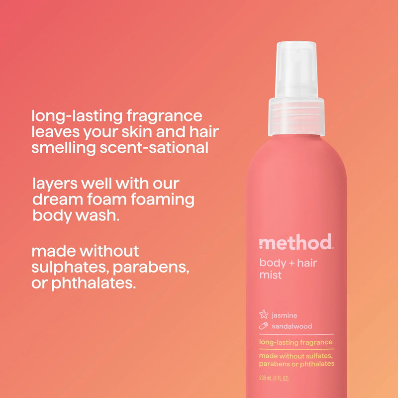 Method Body + Hair Mist Jasmine & Sandalwood