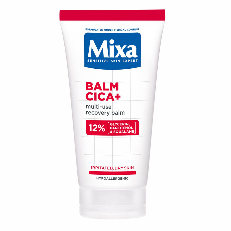 Mixa Balm Cica+ Multi Use Recovery Balm, multifunctionele herstelbalsem voor gezicht, lichaam en lippen