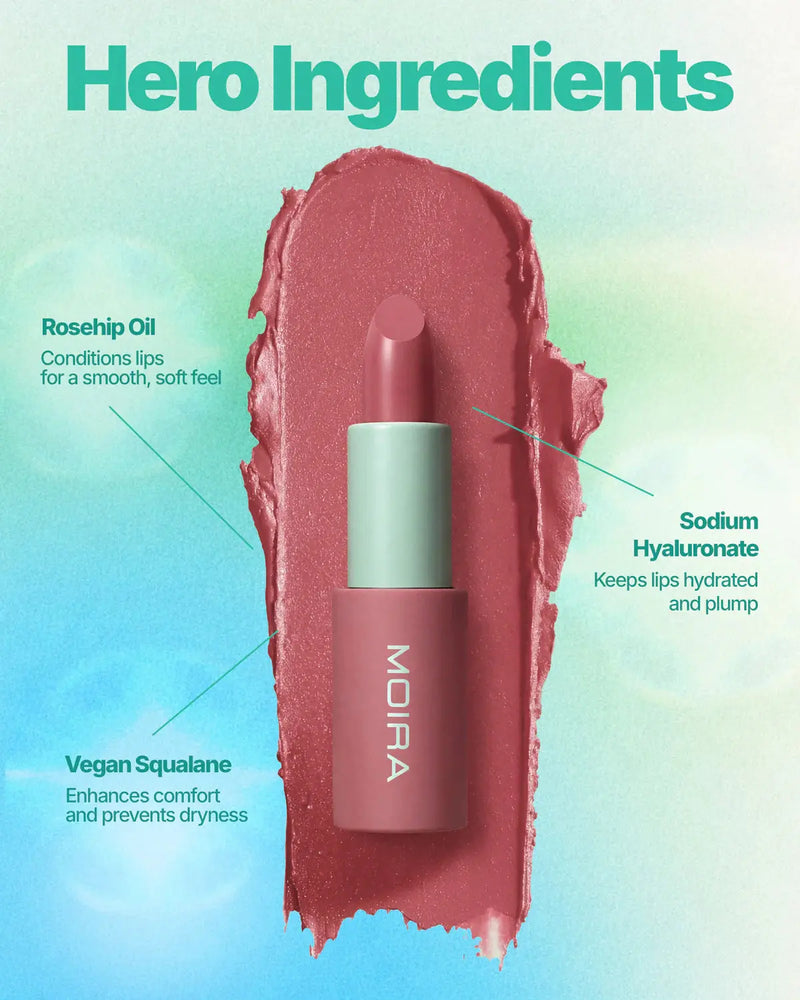 Moira Angel Satin Lipstick 007 Misty Rose