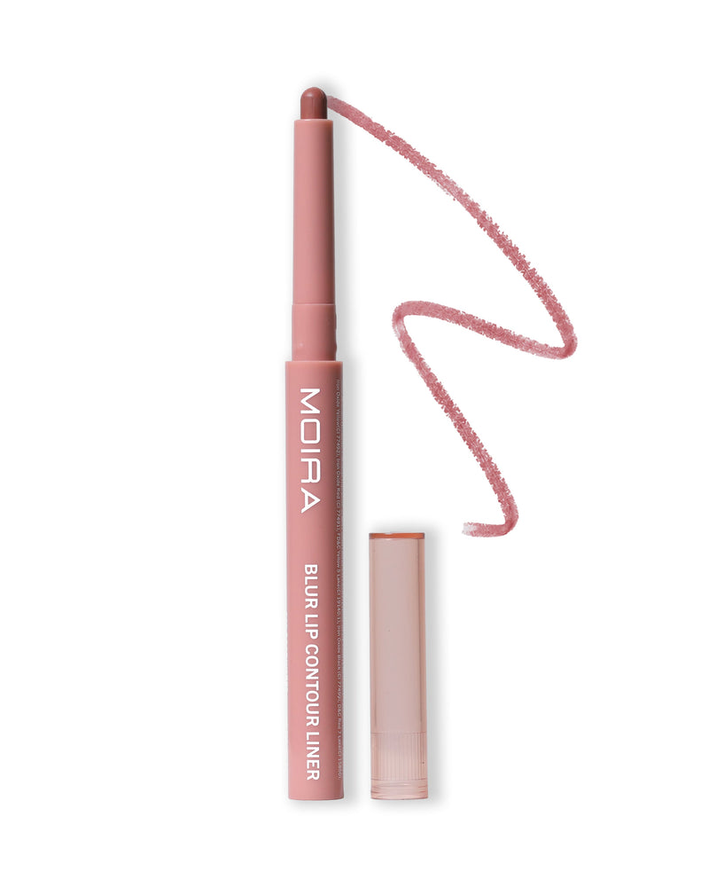 Moira Blur Lip Contour Liner 003 Rose Water, romige lipliner voor volle lippen
