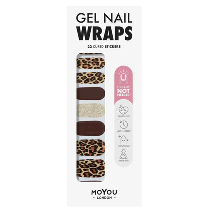 MoYou London Non-UV Gel Wraps Savage Chic