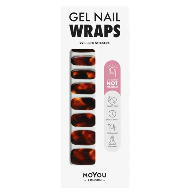 MoYou London Non-UV Gel Wraps Wild Habit
