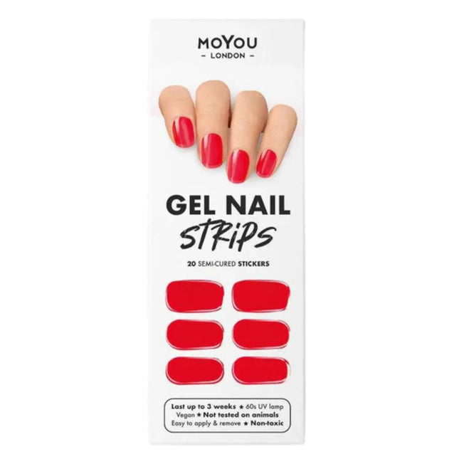 MoYou London UV Gel Strips Red Riding Hood