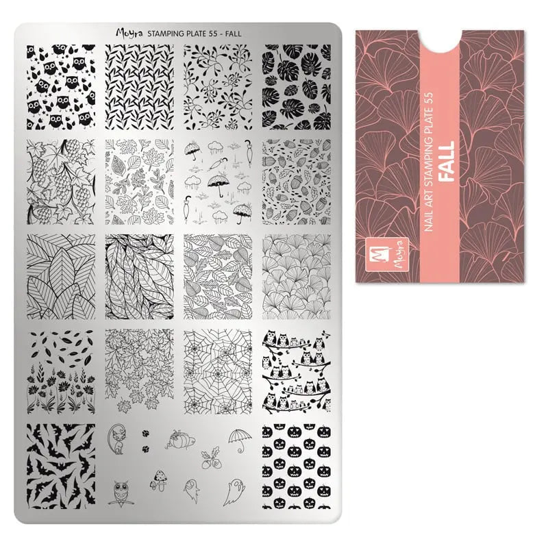 Moyra Stamping Plate No. 55 Fall