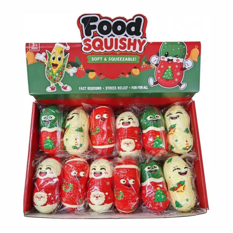 Squishy Mystery Slow Rise Christmas Peanut Squishy, pinda met kerstthema, foto 2 van 2
