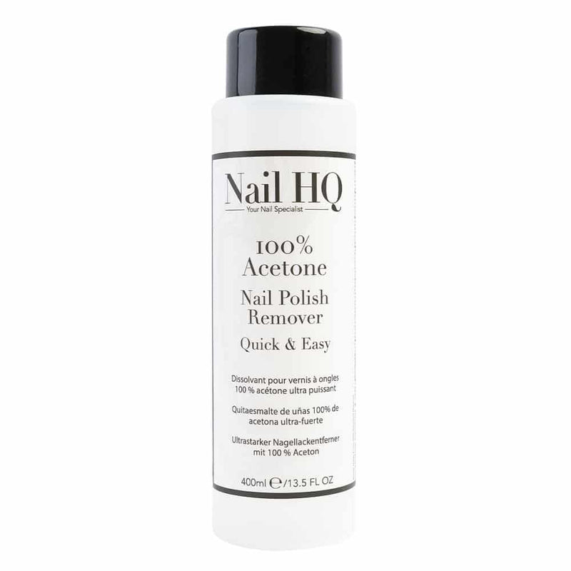Nail HQ 100% Acetone Nail Polish Remover 400ml