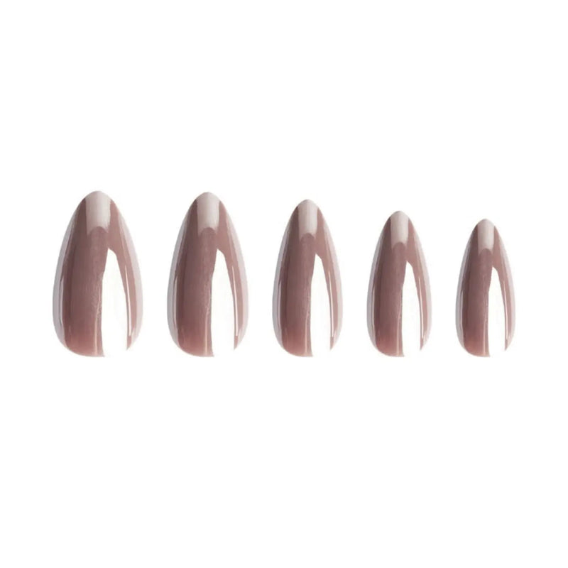 Nail HQ Almond Chocolate Glaze Nails