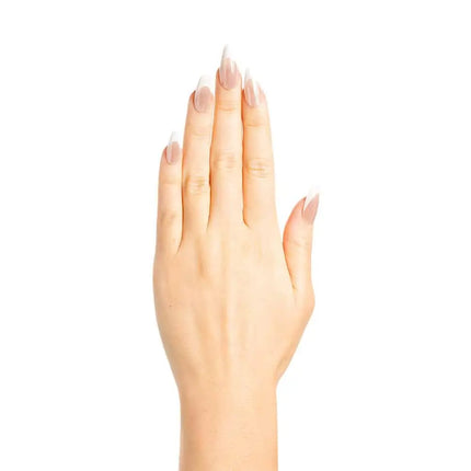 Nail HQ Almond Natural French Glaze Nails