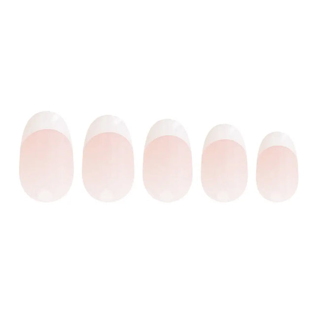 Nail HQ Oval Bold French Acrylic Nails