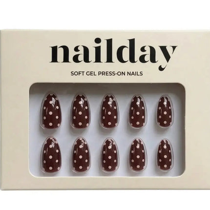 Nailday Soft Gel Press-On Nails Spotted