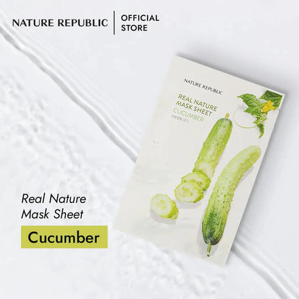 Nature Republic Real Nature Sheet Mask Cucumber
