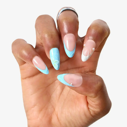 Never Have I Ever Press-On Nails French Waterlily