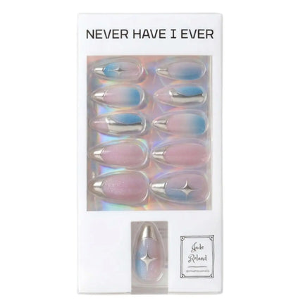 Never Have I Ever Press-On Nails Titanium Jelly