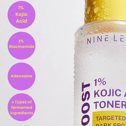 Nine Less B Boost 1% Kojic Acid Toner
