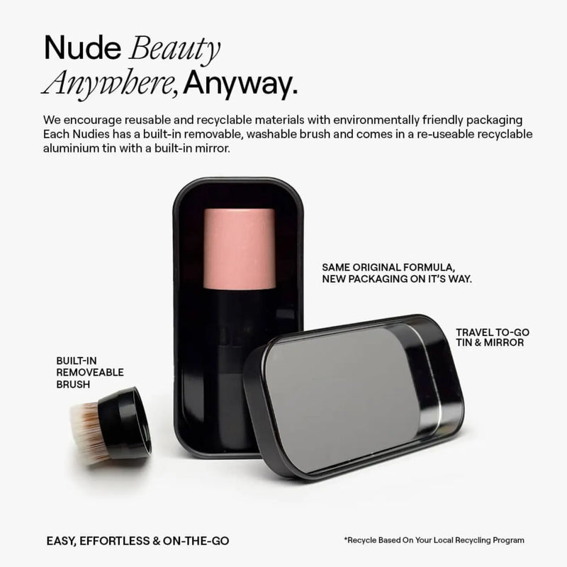 Nudestix Nudies Glow Highlighter Stick Bubbly Bebe