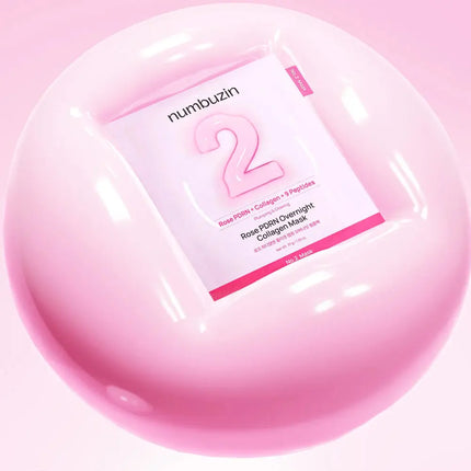 Numbuzin No.2 Rose PDRN Overnight Collagen Mask