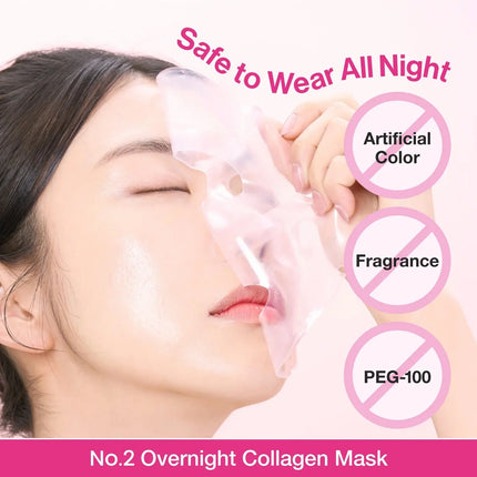 Numbuzin No.2 Rose PDRN Overnight Collagen Mask