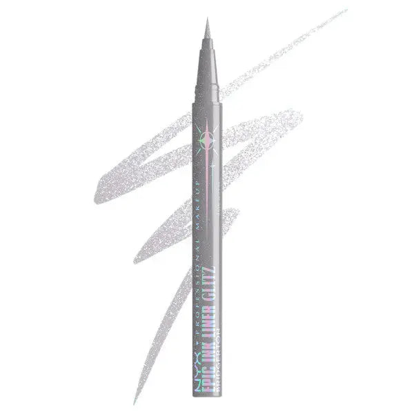 NYX Professional Makeup Bridgerton Epic Ink Liner Glitz 01 Glitzed In Silver