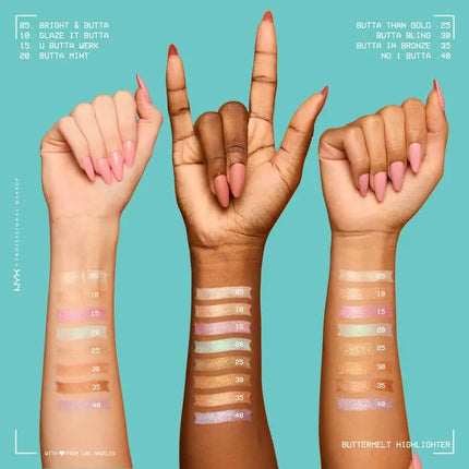 NYX Professional Makeup Buttermelt Highlighter Bright And Butta