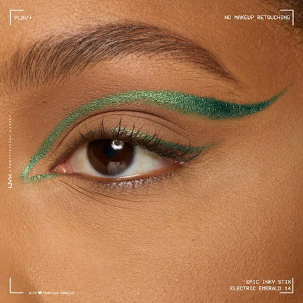 NYX Professional Makeup Epic Inky Stix Eyeliner Electric Emerald