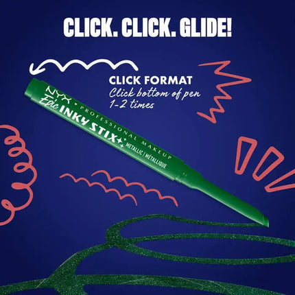 NYX Professional Makeup Epic Inky Stix Eyeliner Electric Emerald