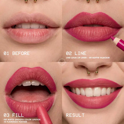 NYX Professional Makeup Fat Matte Smooth Color Lipstick Plushin Plum