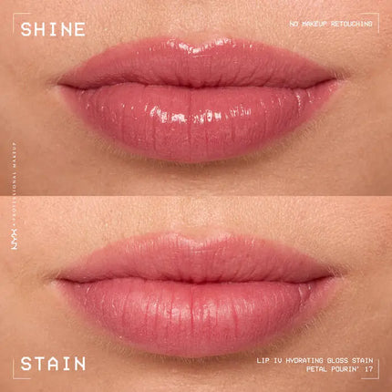NYX Professional Makeup Lip IV Hydrating Gloss Petal Pourin'
