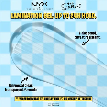 NYX Professional Makeup Marge Simpson Mega Glue Transparent 2 In 1 Brow And Hair Styler