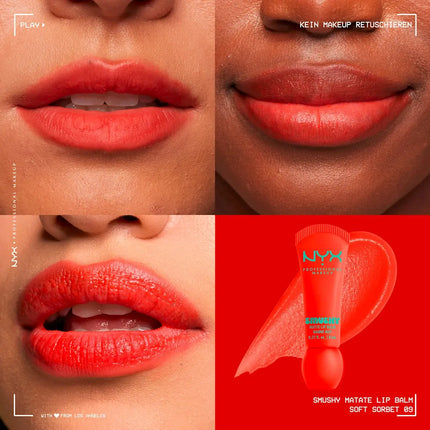 NYX Professional Makeup Smushy Matte Lip Balm Soft Sorbet