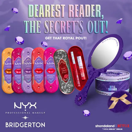 NYX Professional Makeup x Bridgerton Royal Treasures Duo Lipkit 04 Rogue Romance + Flirt Alert