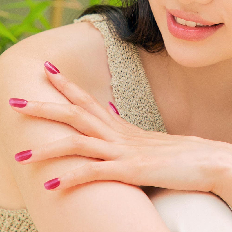 Ohora Semi Cured Gel Nail Strips N Tint Reddish, semi-uitgeharde gellak strips, foto 4 van 7