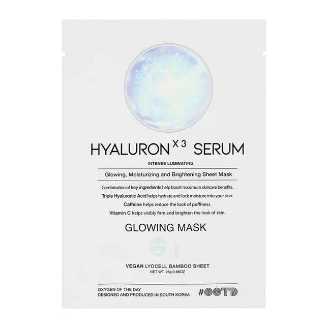 OOTD Hyaluron X3 Serum Glowing Mask