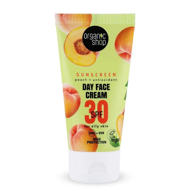 Organic Shop Sunscreen SPF 30 Day Face Cream Oily Skin