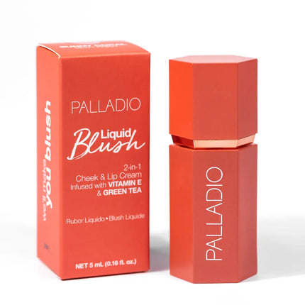 Palladio Beauty Liquid Blush Sunny Coral