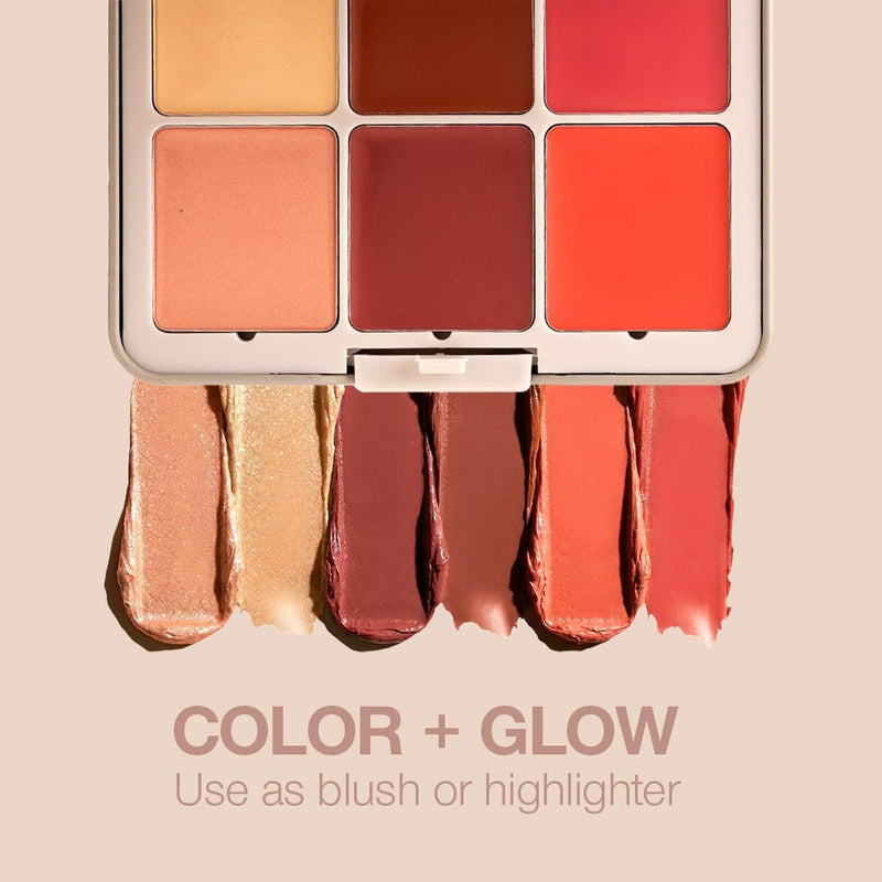 Palladio Beauty Multi Face Palette Light To Medium, crème gezichtspalette met 12 tinten