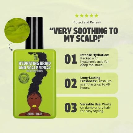 Pardon My Fro Hydrating Braid & Scalp Spray