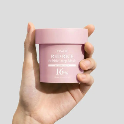 P.Calm Red Rice Bubble Deep Mask