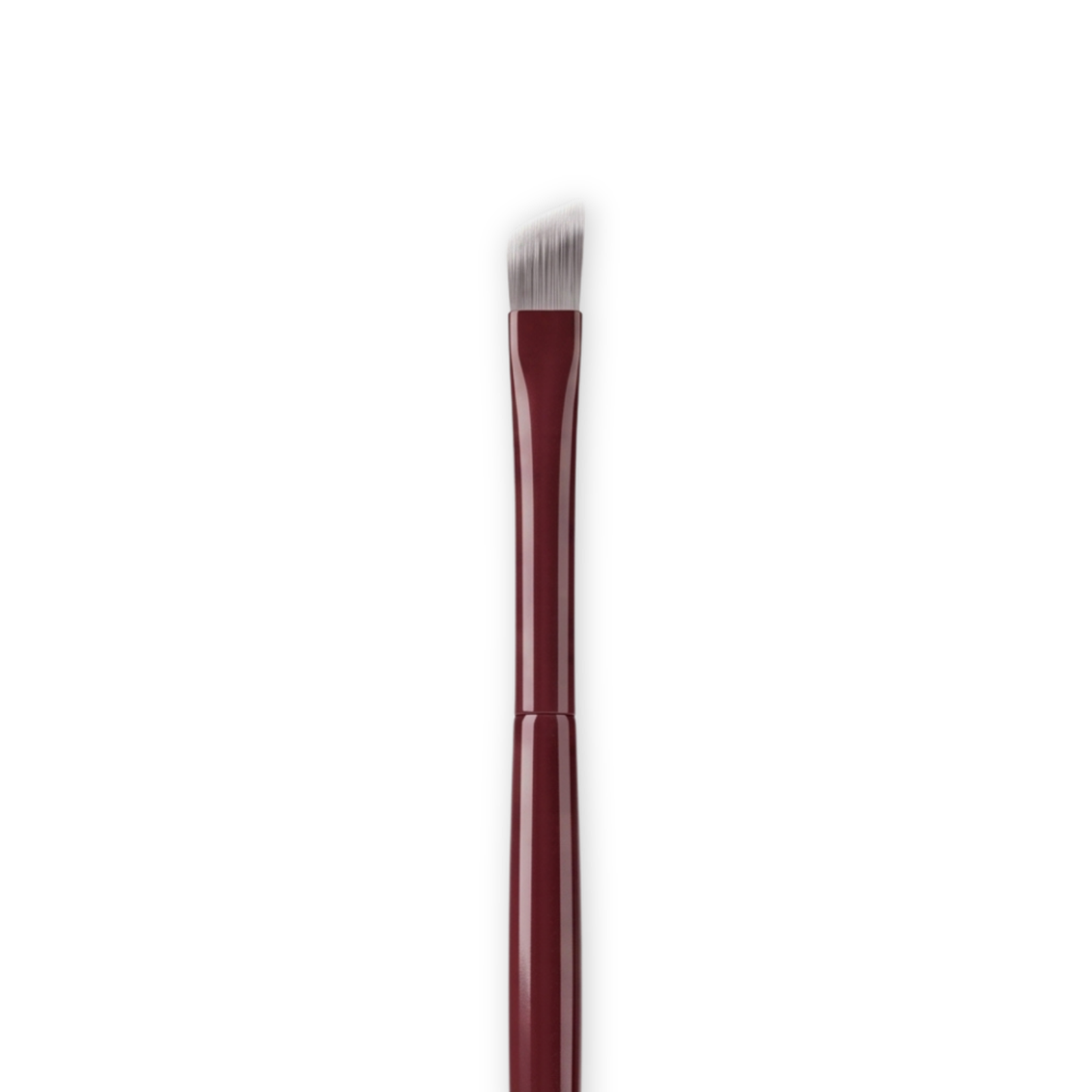 Boozyshop Flawless Precision Angle Eye Brush, close-up of the angled brush head on a white background