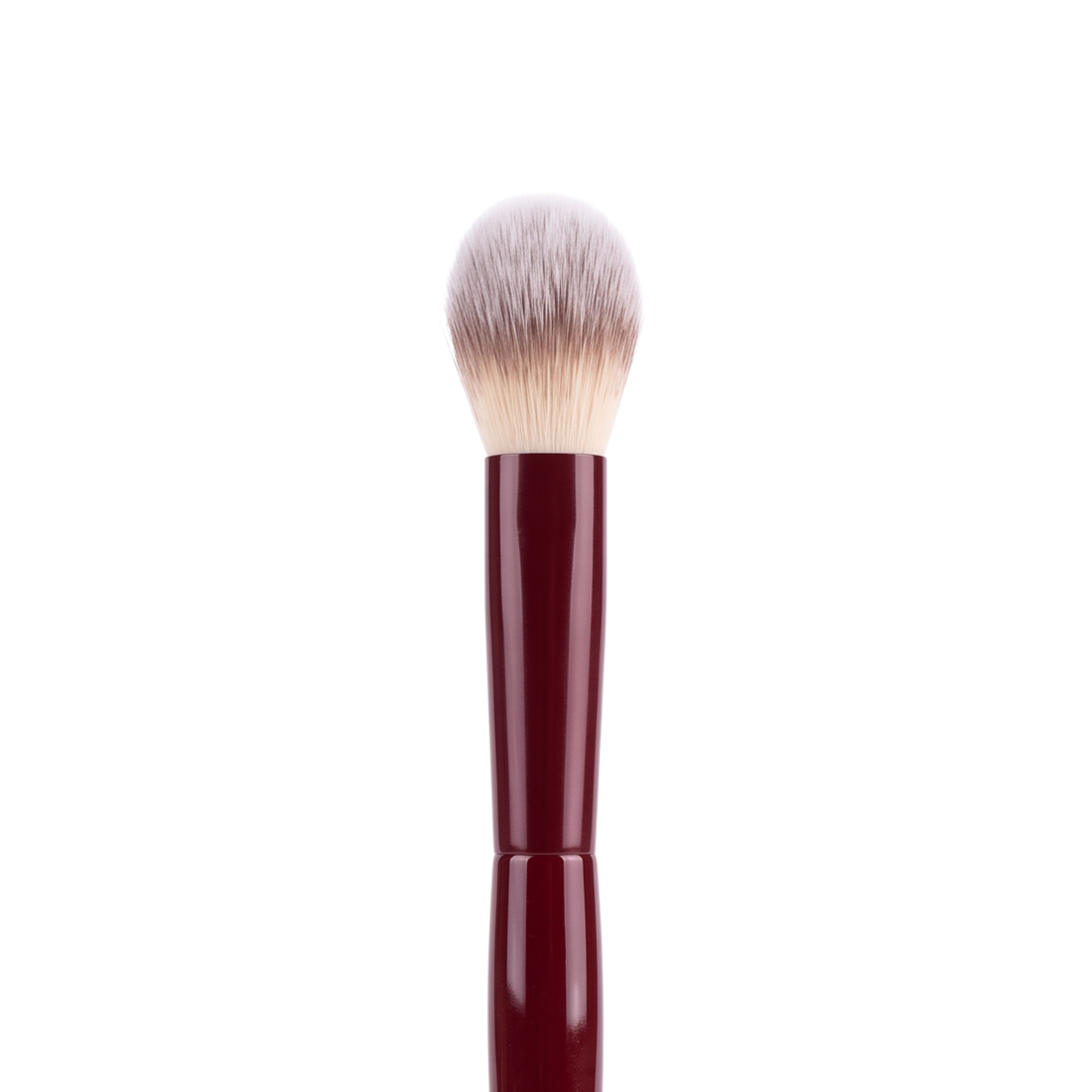 Boozyshop Flawless Precision Powder Brush, close-up of the brush head on a white background