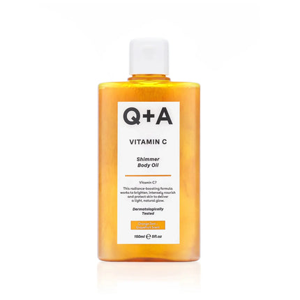 Q+A Vitamin C Shimmer Body Oil