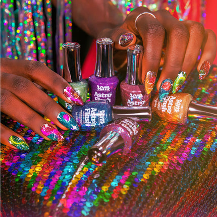 Red Carpet Manicure Astro Flash Cat-Eye Gel Polish Galactic Cowgirl