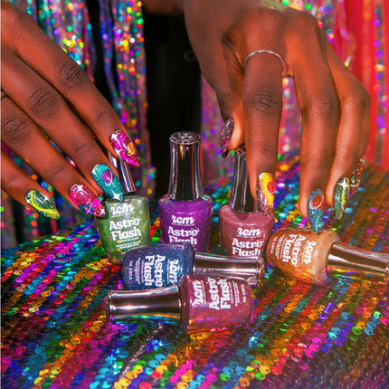 Red Carpet Manicure Astro Flash Cat-Eye Gel Polish Space Cadet