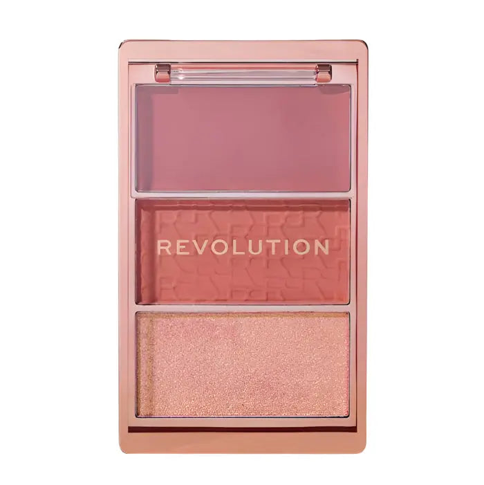 Revolution Blush Icon Palette Aura Points Rose