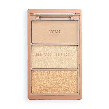 Revolution Highlight Icon Palette Rosy Gold Glow