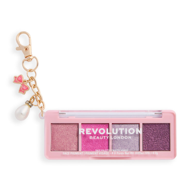 Revolution Icon Edit Sugared Violet oogschaduwpalette met shimmer tinten, foto 3 van 3